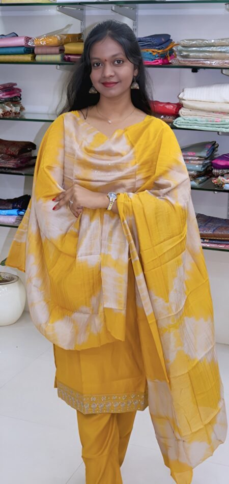 Sunshine Tie-Dye Chudithar Set